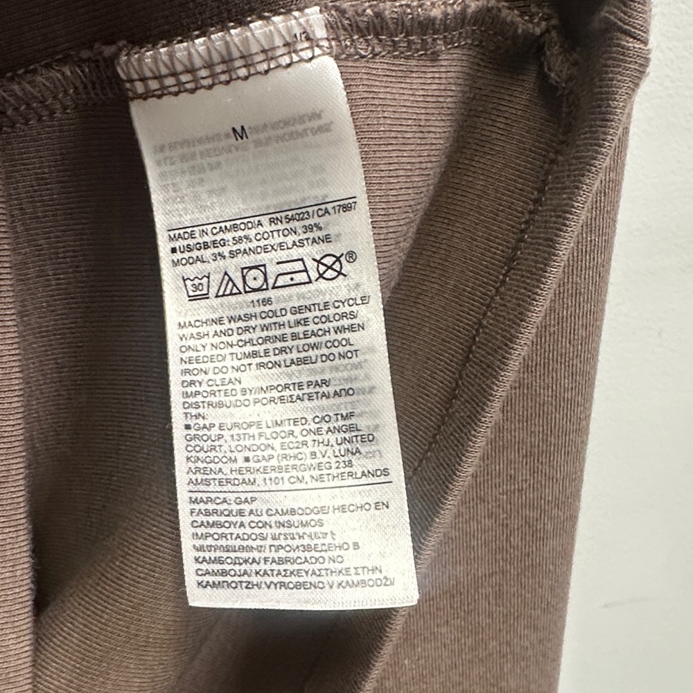 GAP Brown Button Down Top - Medium - image 3